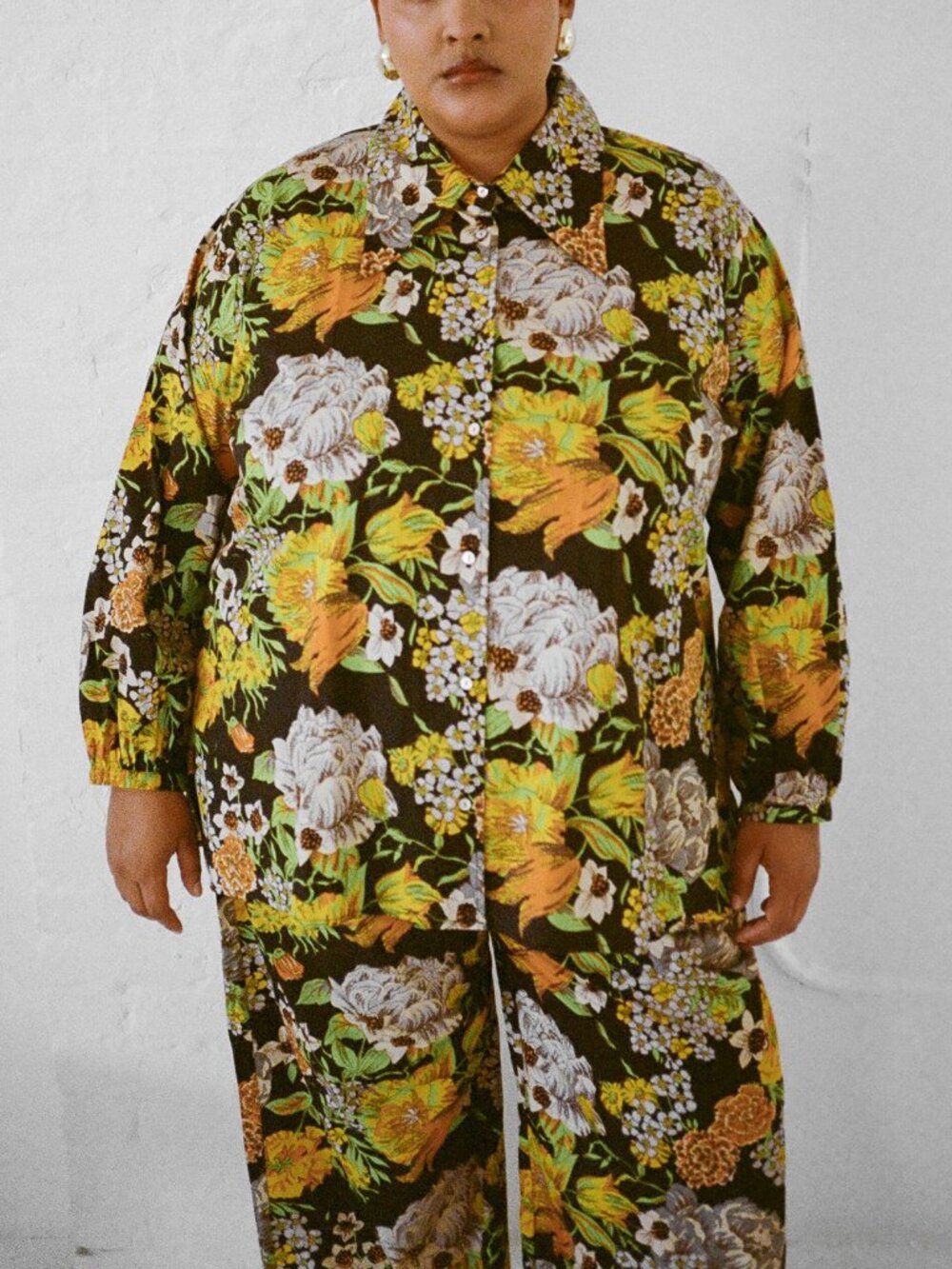 Wray NYC Madison Top in Artichoke Print sz XXL 2XL
